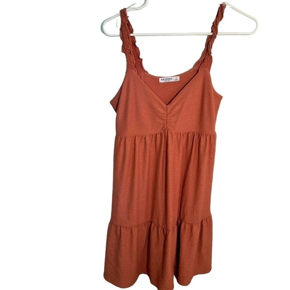Arizona Jean Co. Sleeveless Dress Pink Orange - Picture 1 of 11